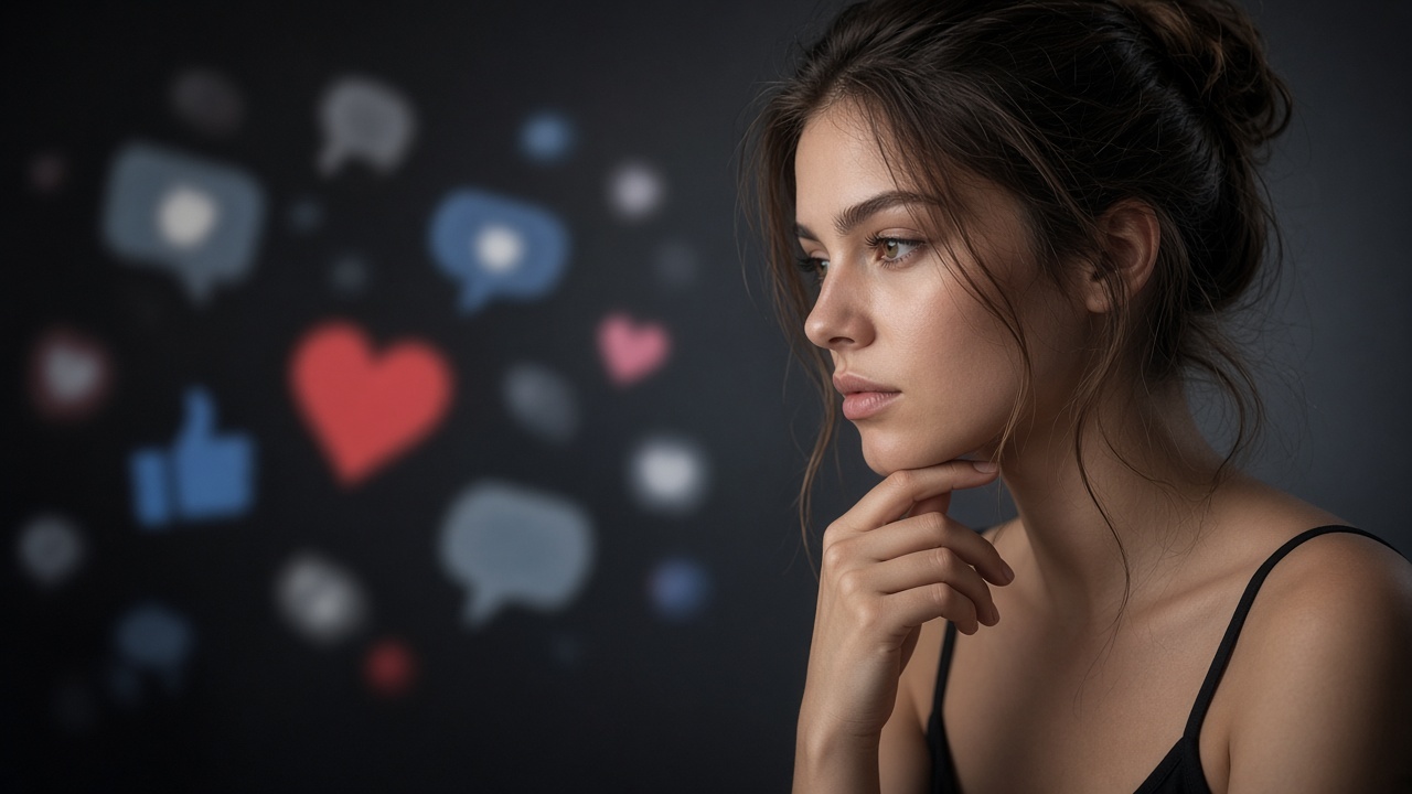 psychology of social media marketing illustration