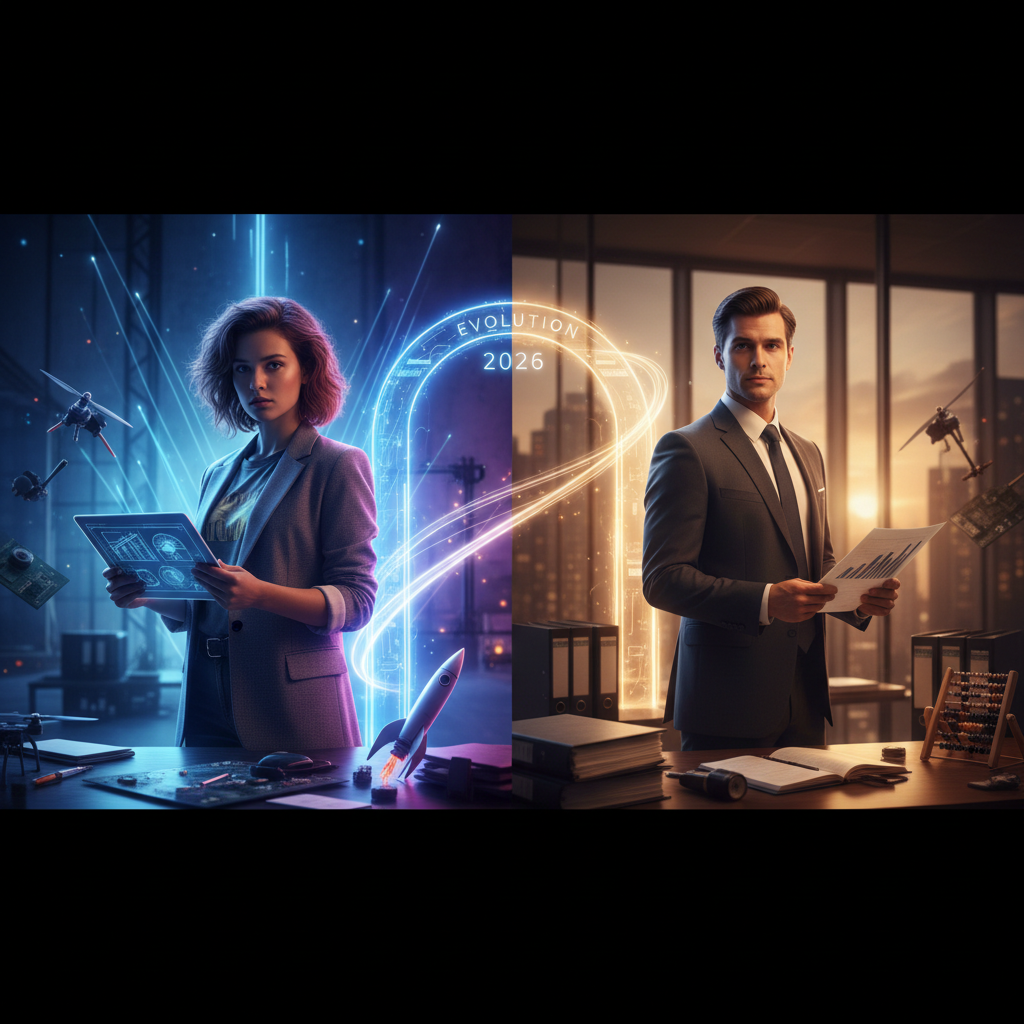 Entrepreneur vs Business Owner: Navigating the Entrepreneurial Evolution (2026 Guide) – AI-generated illustration